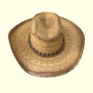 Cody James 15X Toasted Palm Straw Cowboy Hat Size 6 7/8  Great Condition